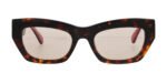 Coca-Cola 15030 593 sunglasses – front view in dark havana acetate