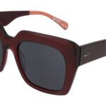 Coca-Cola 15032 572 sunglasses in dark red acetate