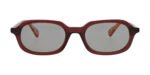 Coca-Cola 15038 572 sunglasses – front view in dark red acetate