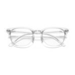 Ray-Ban Clubmaster Optics RX5154 51 2001 white transparent browline eyeglasses