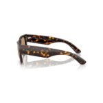 Ray-Ban Mega Wayfarer RB0840S 51 902/53 polished havana sunglasses with brown lenses