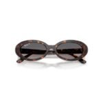 Ray-Ban RB2223 54 902/M3 havana oval sunglasses with grey gradient polarized lenses