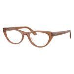 Ray-Ban RX5449D 54 8201 transparent brown square eyeglasses