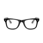 Ray-Ban Wayfarer Ease Optics RX4340V 50 2000 polished black eyeglasses, front view
