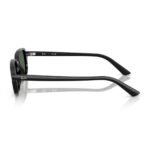 Ray-Ban Zuri RB4455 49 667771 polished black sunglasses with dark green lenses, second view