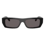 Vogue Eyewear VO5657SU 53 W44/87 black rectangular sunglasses with smoke lenses, front view
