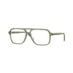 Vogue Eyewear VO5709 55 3187 Transparent Green eyeglasses, angled view